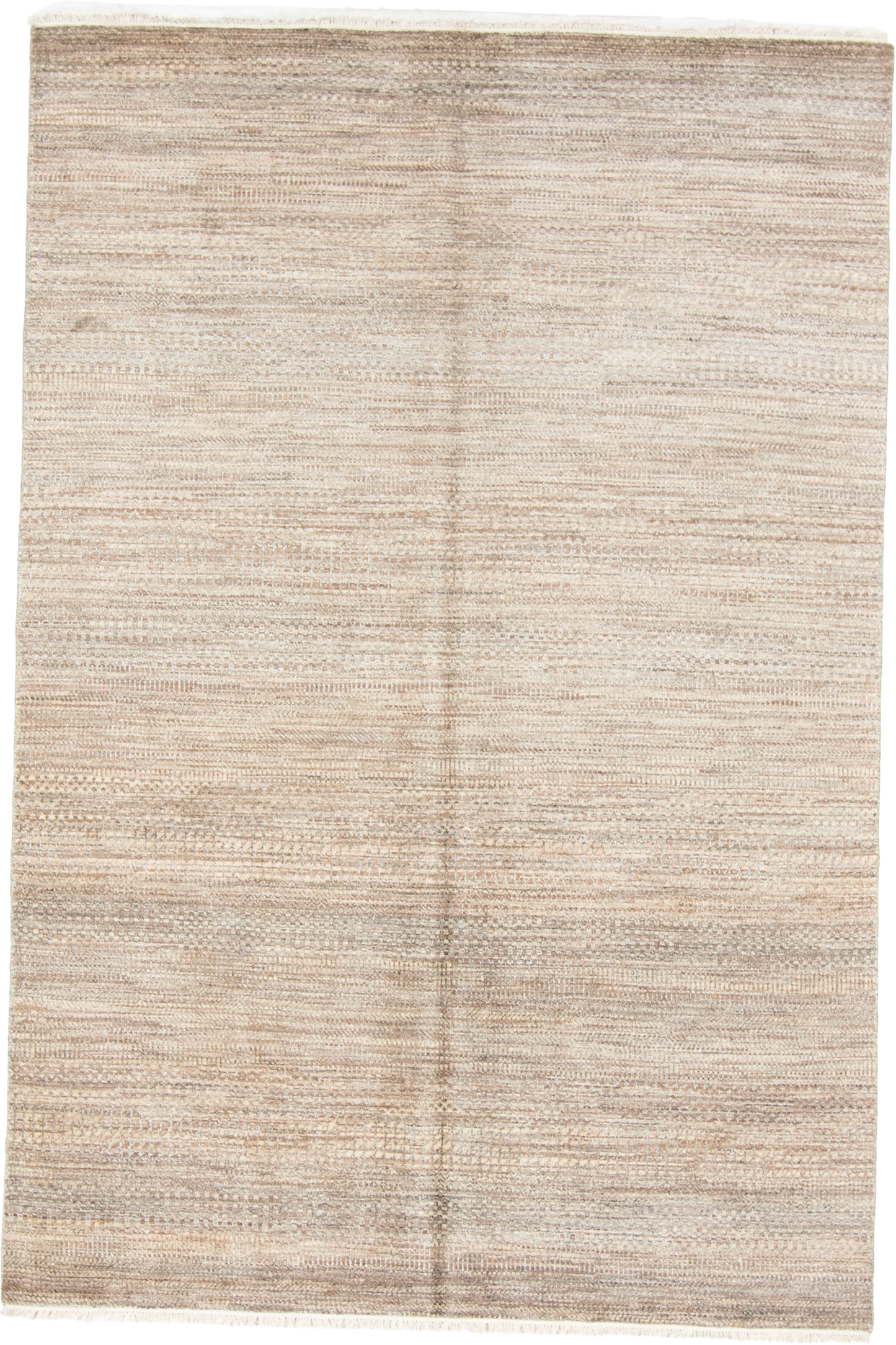 W 5.11 L 8.9 Modern Wool And Silk Blend Hand-Woven All-Over Design - 66902
