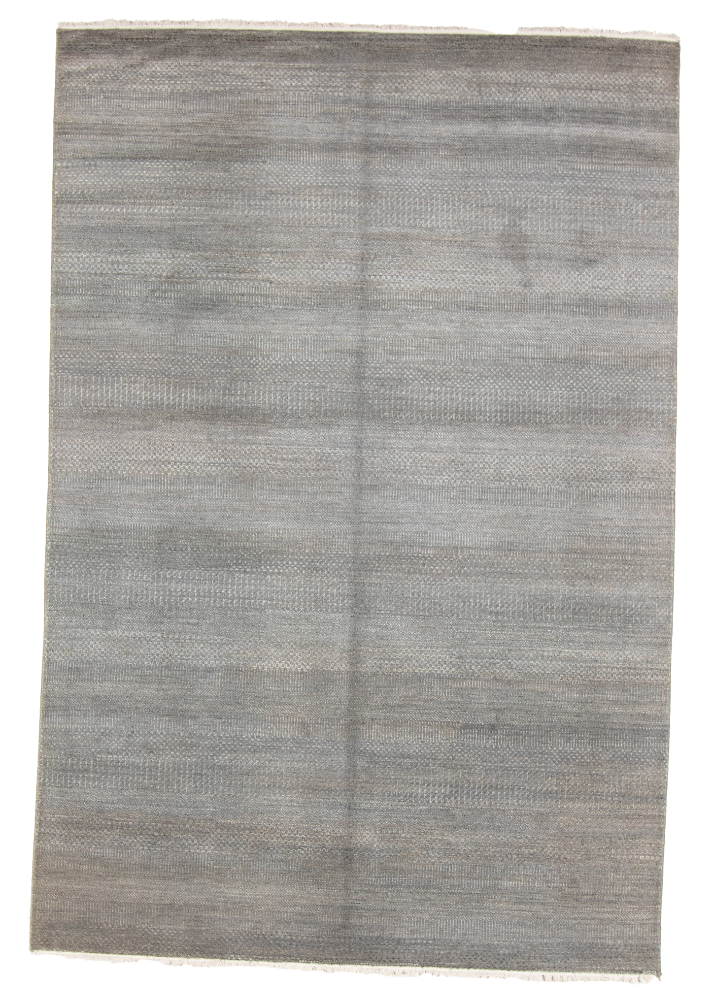 W 6.1 L 9 Modern Wool And Silk Blend Hand-Woven All-Over Design - 66903
