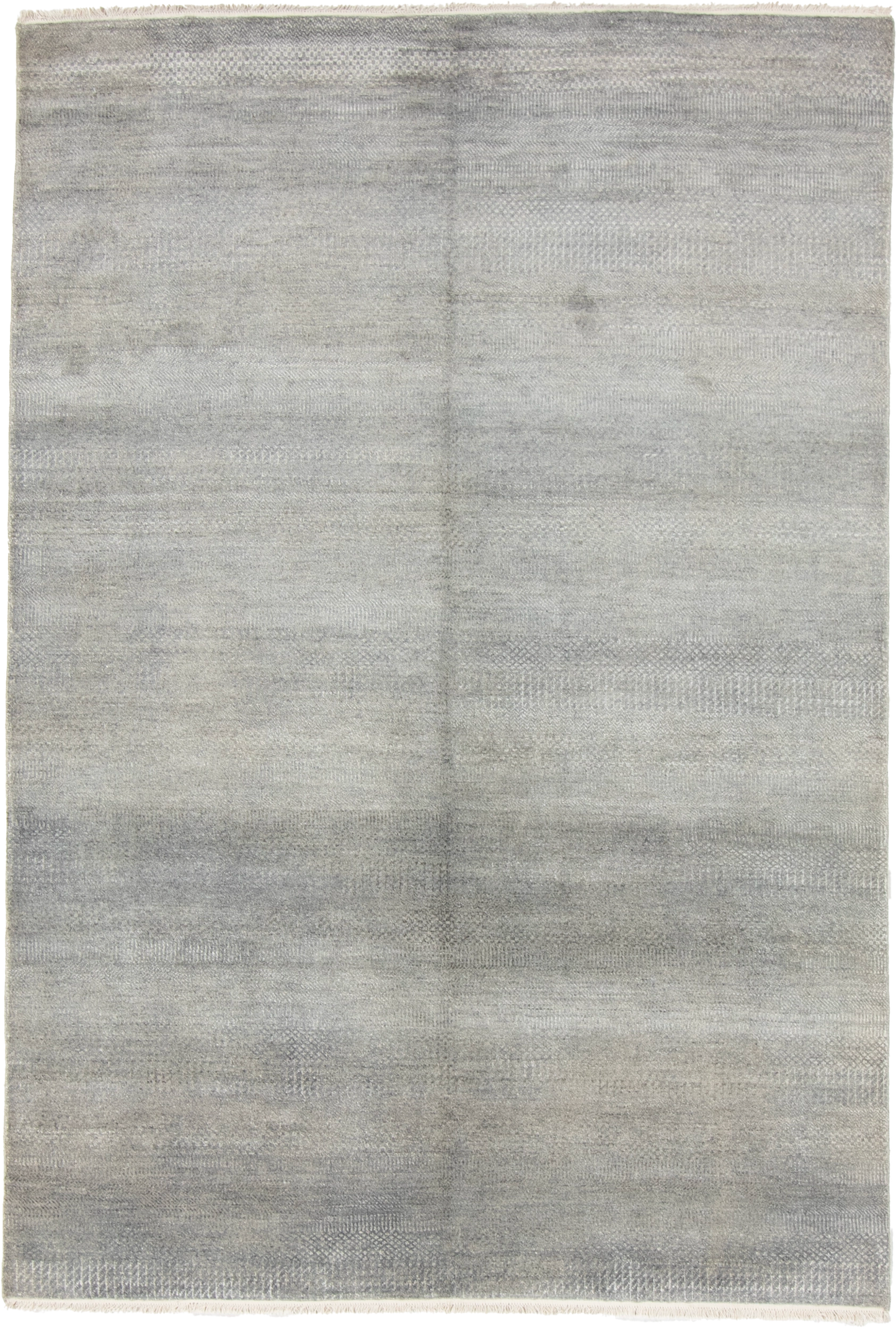 W 6 L 8.8 Modern Wool And Silk Blend Hand-Woven All-Over Design - 66905