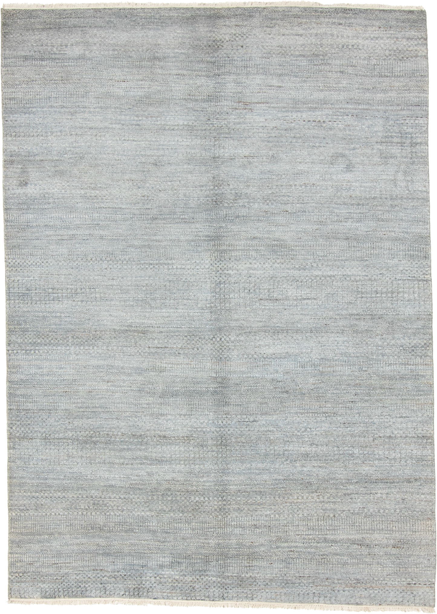 W 6.1 L 8.5 Modern 100% Wool Hand-Woven All-Over Design - 66907