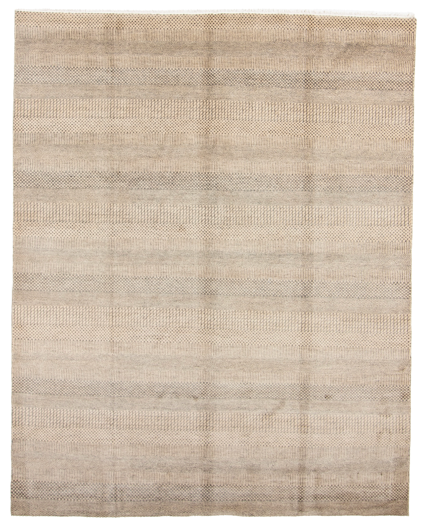 W 7.11 L 9.11 Modern Wool And Silk Blend Hand-Woven All-Over Design - 66910