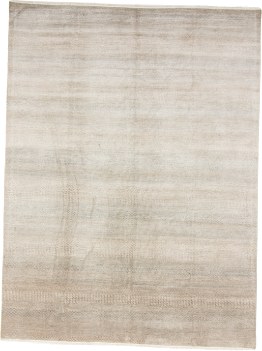 W 8.11 L 11.10 Modern Wool And Silk Blend Hand-Woven All-Over Design - 66912