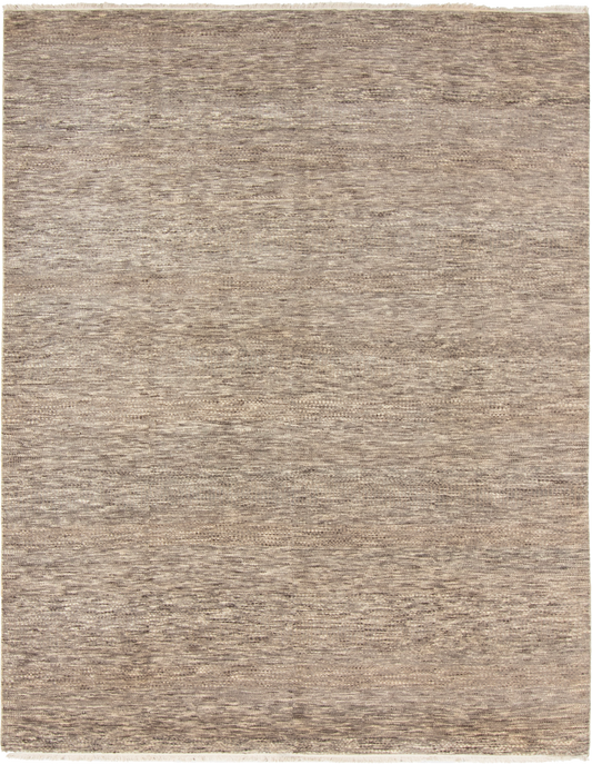 W 8.1 L 10.2 Modern Wool And Silk Blend Hand-Woven All-Over Design - 66914