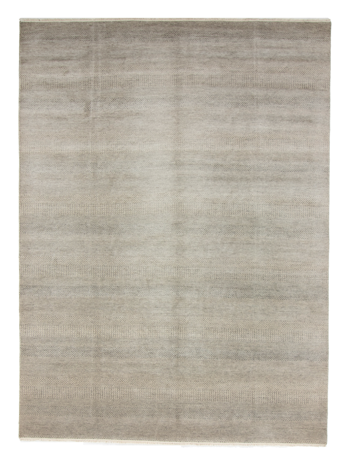 W 8.11 L 12 Modern Wool And Silk Blend Hand-Woven All-Over Design - 66924