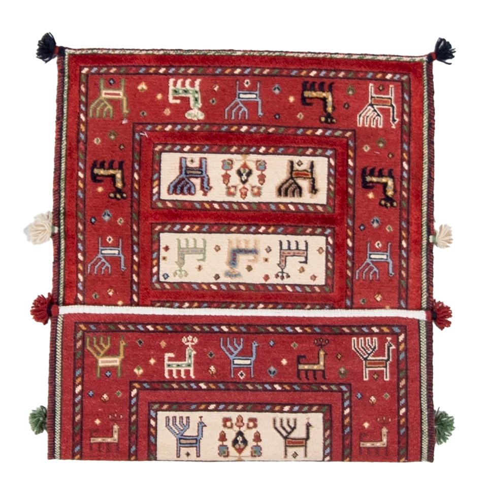W 2 L 3 Baluch 100% Wool Hand-Woven All-Over Design - 66926
