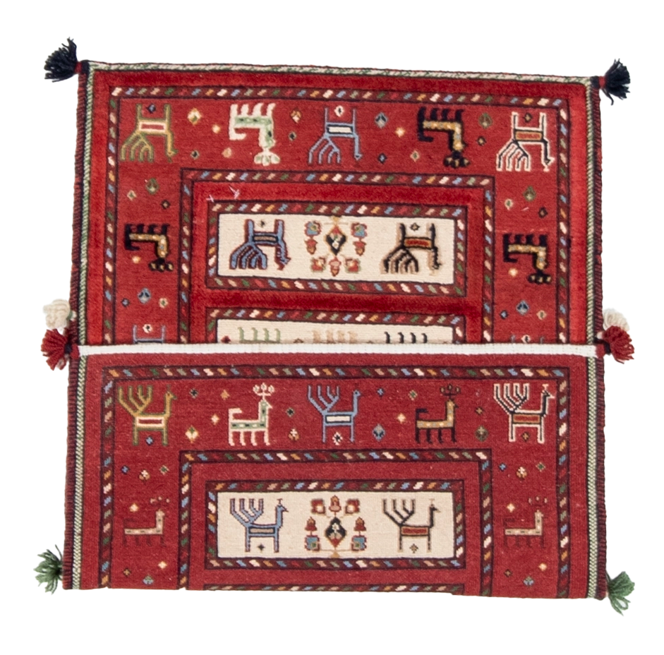 W 2 L 3 Baluch 100% Wool Hand-Woven All-Over Design - 66927