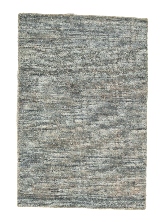 W 2 L 3 Modern Wool And Silk Blend Hand-Woven All-Over Design - 66948