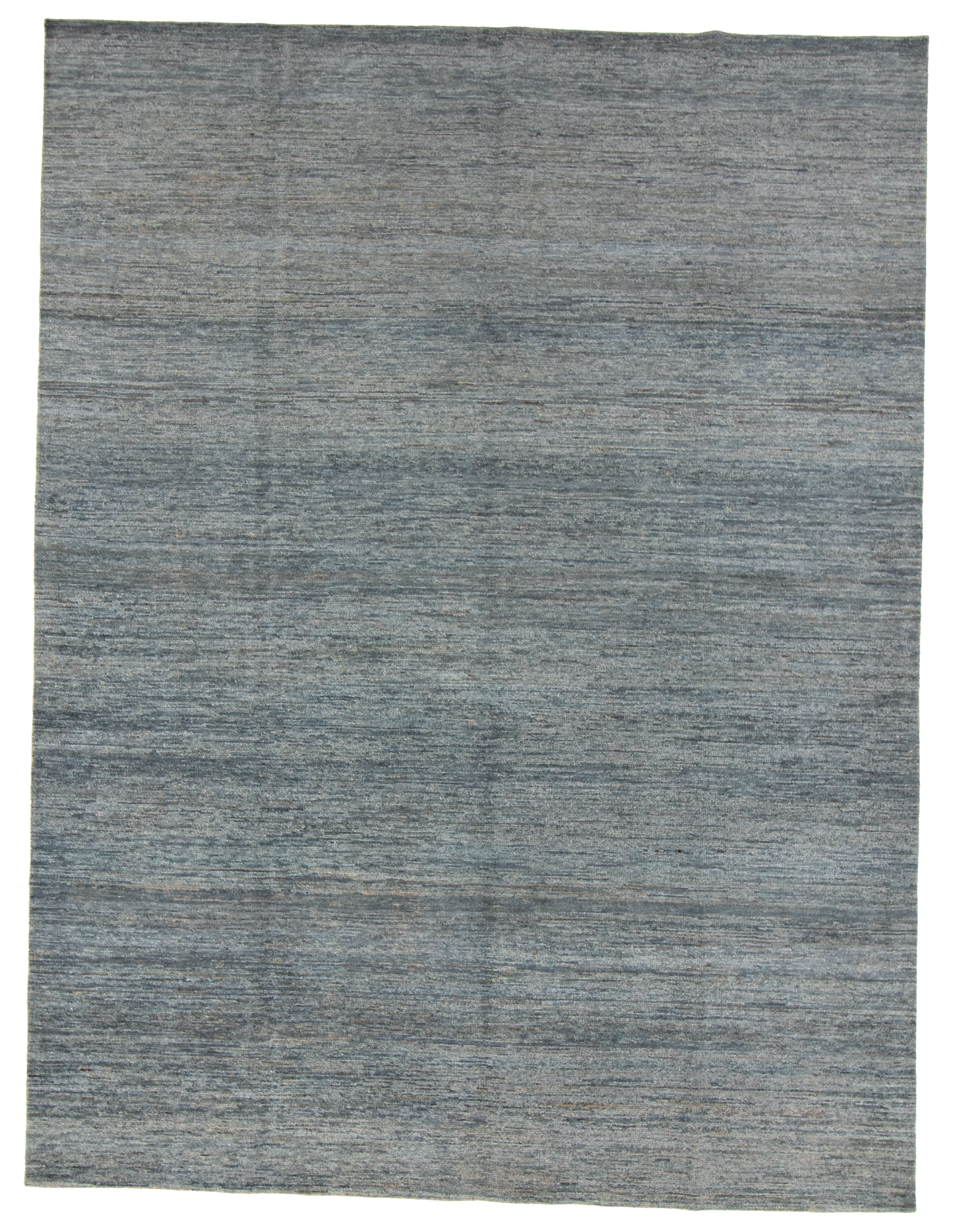 W 9.2 L 12 Modern 100% Wool Hand-Woven All-Over Design - 66955