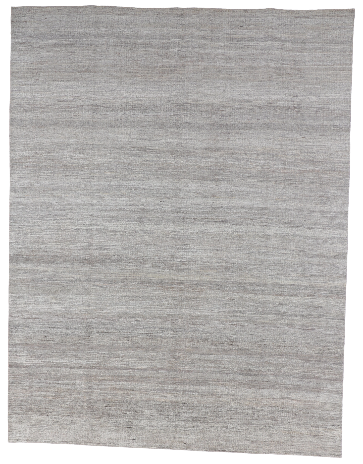 W 9.3 L 12.1 Modern 100% Wool Hand-Woven All-Over Design - 66964