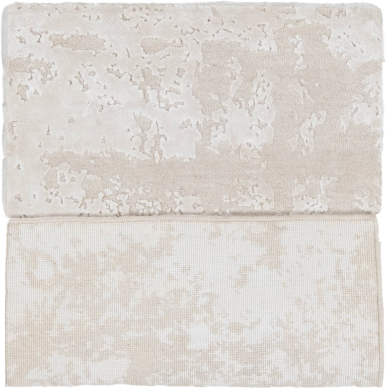 W 2 L 3 Modern Wool And Silk Blend Hand-Woven All-Over Design - 66971