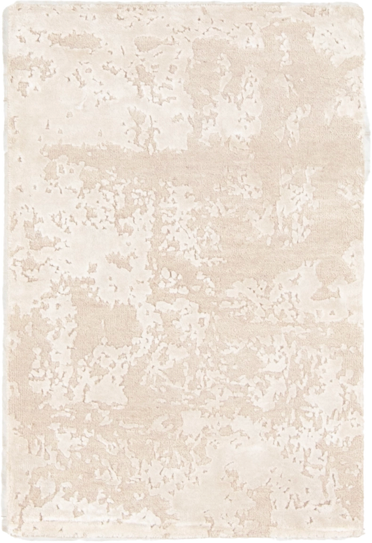 W 2 L 3 Modern Wool And Silk Blend Hand-Woven All-Over Design - 66971