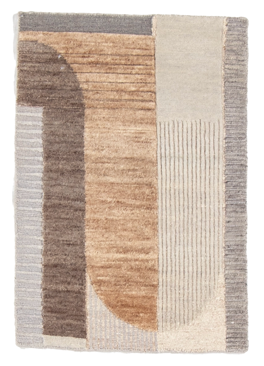 W 2 L 3 Modern 100% Wool Hand-Woven All-Over Design - 66973