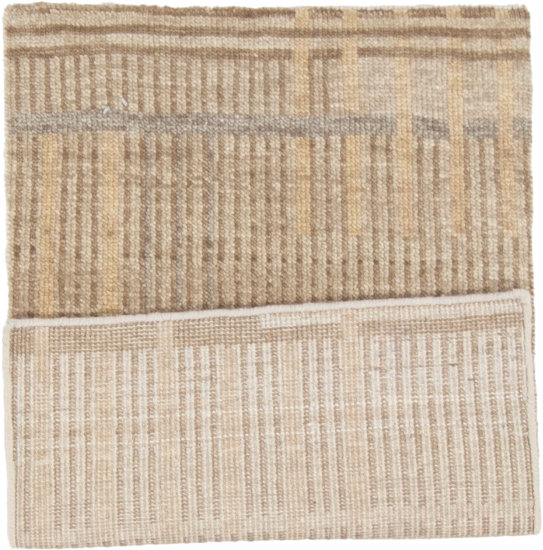 W 2 L 3 Modern 100% Wool Hand-Woven All-Over Design - 66977