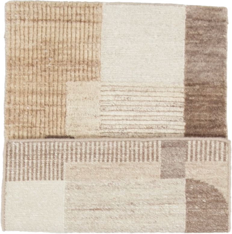 W 2 L 3 Modern 100% Wool Hand-Woven All-Over Design - 66978