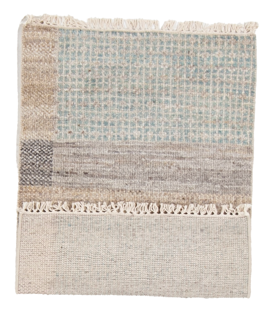 W 2 L 3 Modern 100% Wool Hand-Woven All-Over Design - 66986