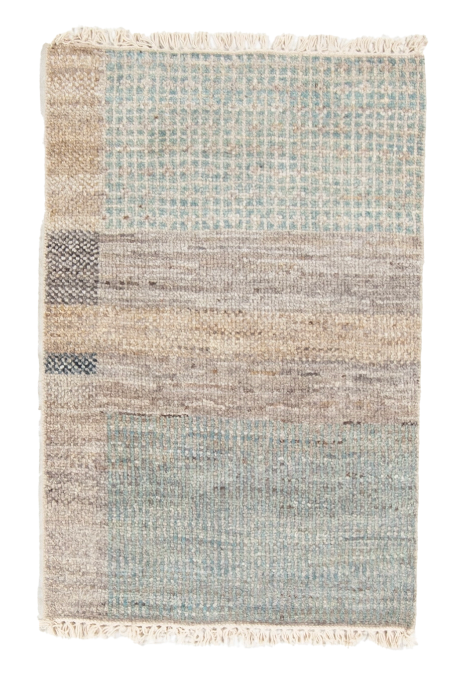 W 2 L 3 Modern 100% Wool Hand-Woven All-Over Design - 66986