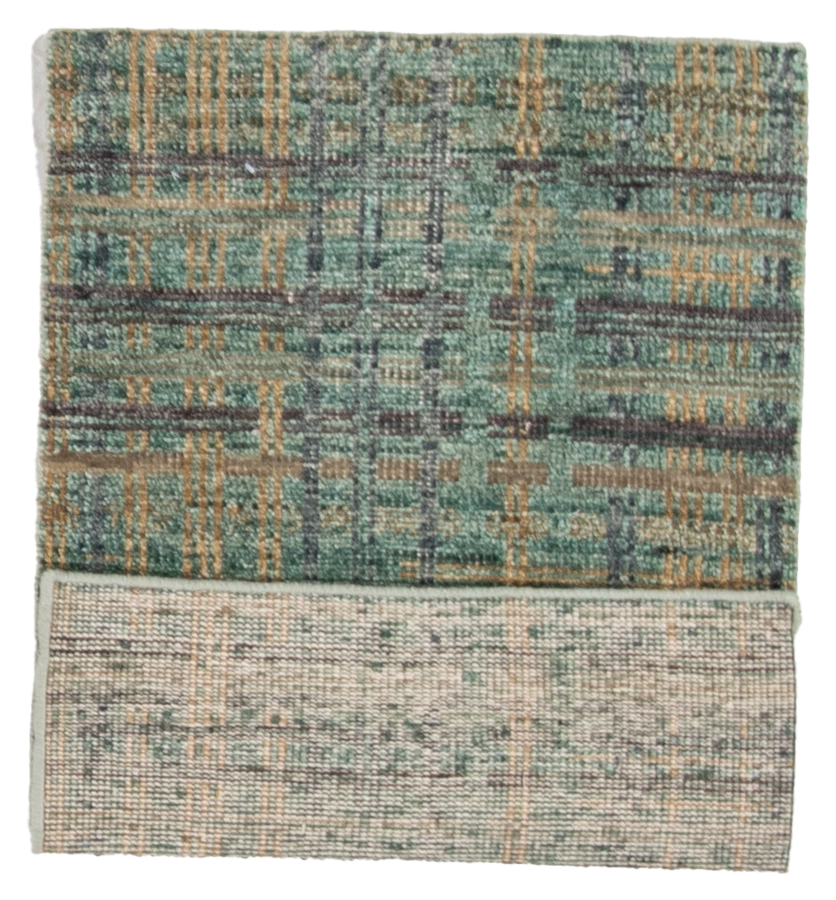 W 2 L 3 Modern 100% Wool Hand-Woven All-Over Design - 66989