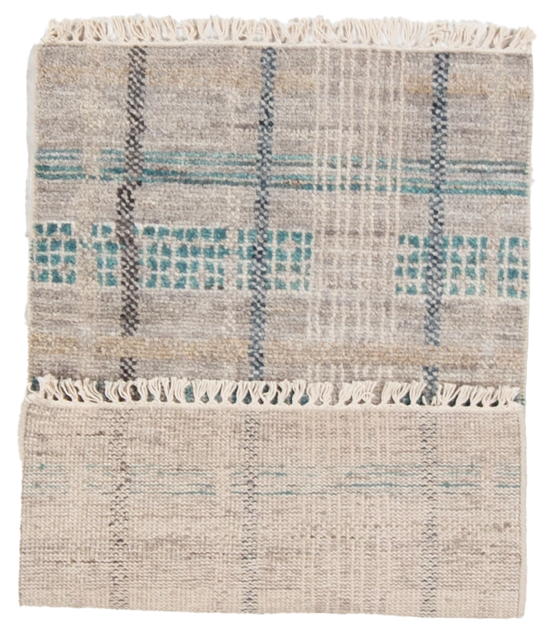 W 2 L 3 Modern 100% Wool Hand-Woven All-Over Design - 66990