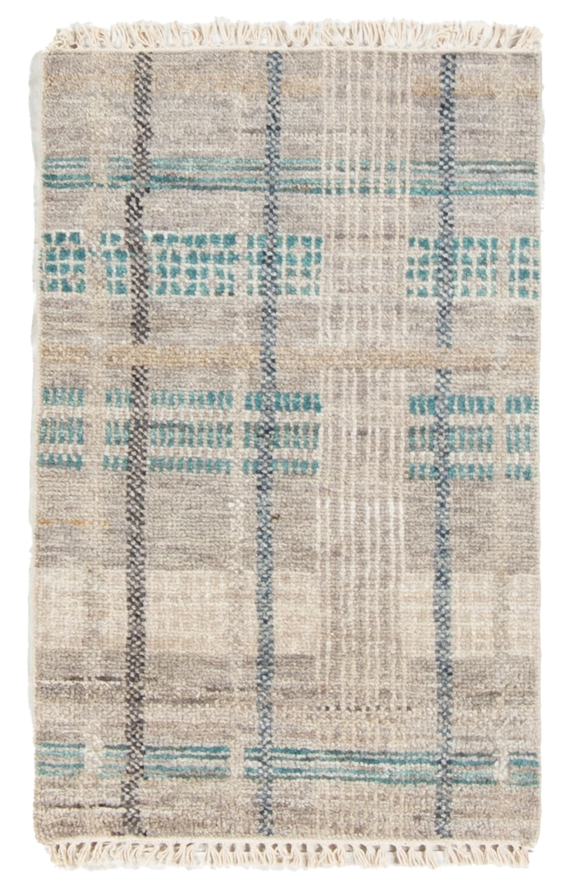 W 2 L 3 Modern 100% Wool Hand-Woven All-Over Design - 66990
