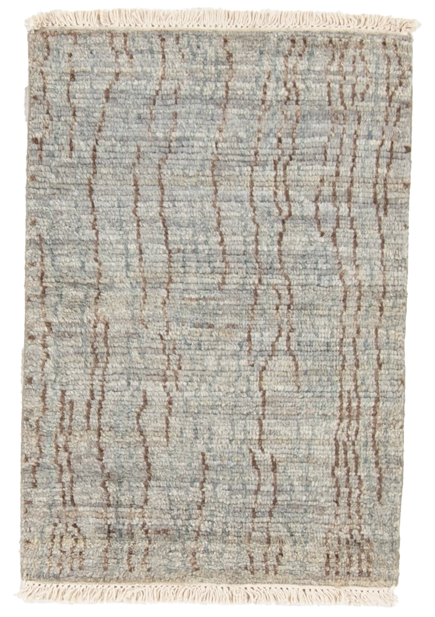 W 2 L 3 Modern 100% Wool Hand-Woven All-Over Design - 66991