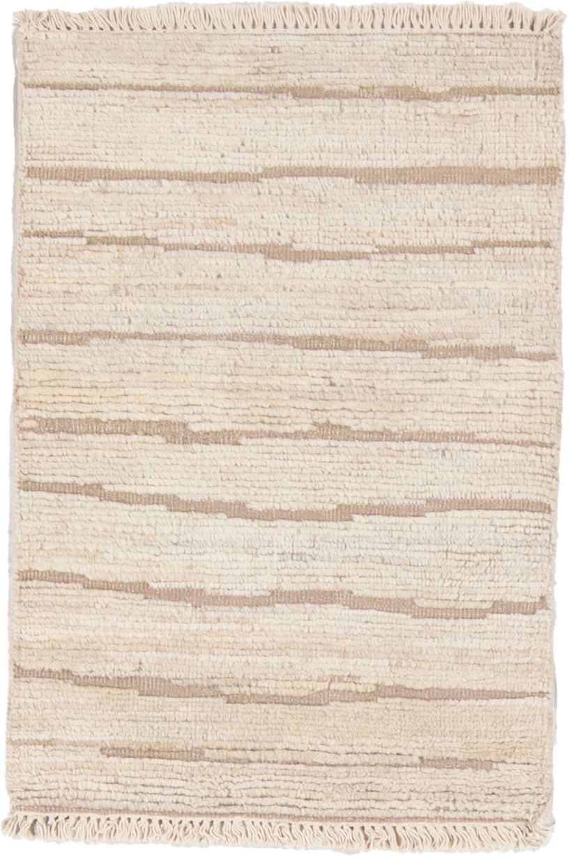 W 2 L 3 Modern 100% Wool Hand-Woven All-Over Design - 66993