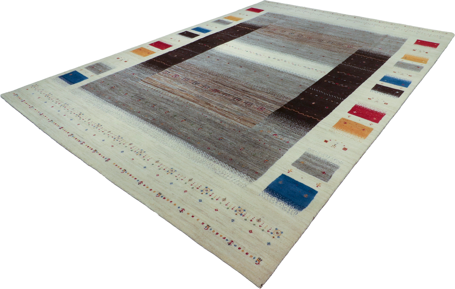 W 8.10 L 11.11 Gabbeh 100% Wool Hand-Woven All-Over - 67021