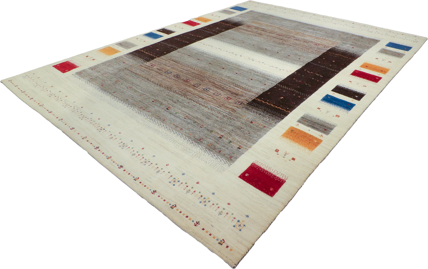 W 8.10 L 11.11 Gabbeh 100% Wool Hand-Woven All-Over - 67021