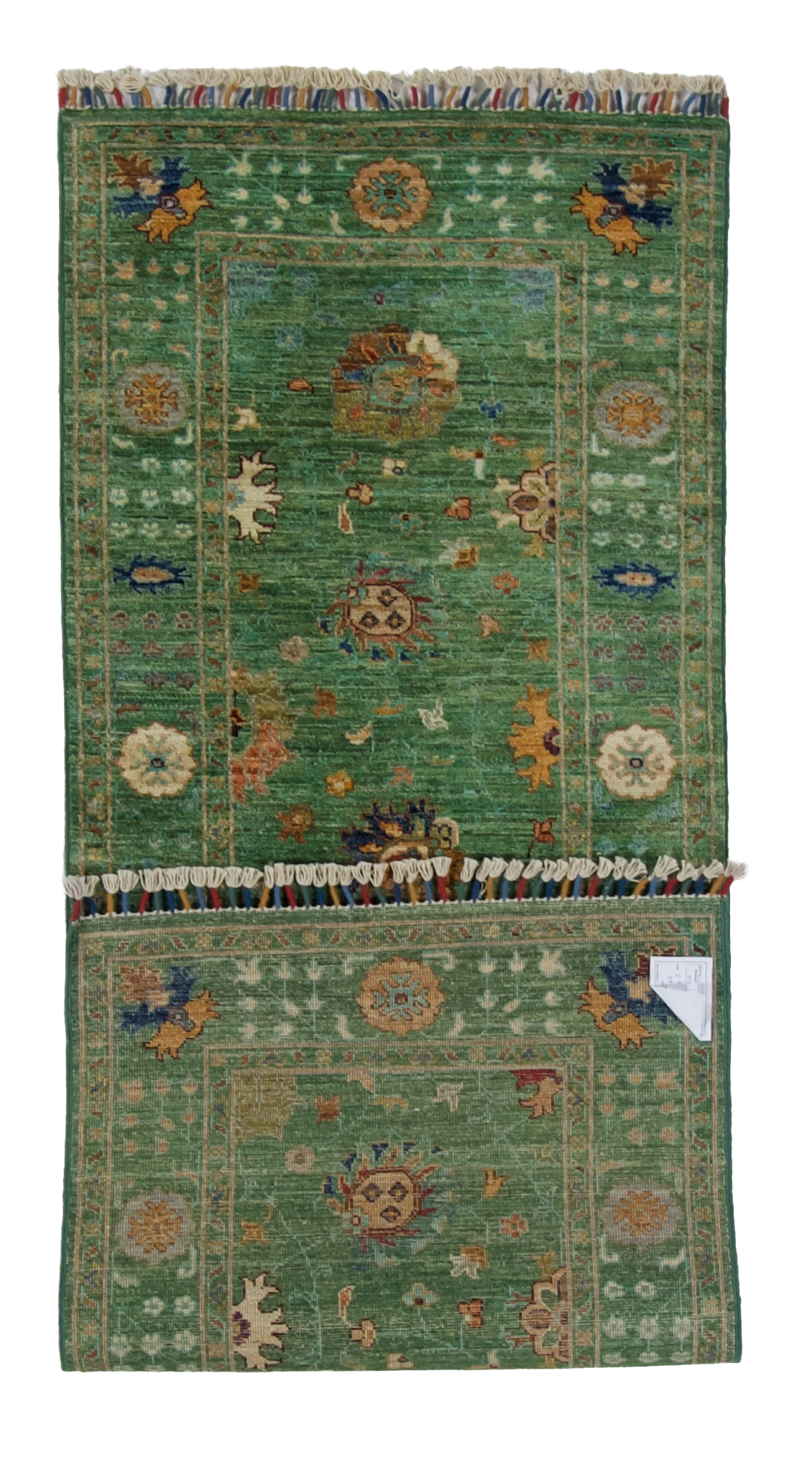 W 2.7 L 6.10 Mahal 100% Wool Hand-Woven All-Over Design - 67051