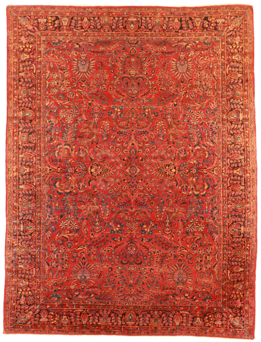 9 x 12 - Lillihan Fine All Over Rectangle - Hand Knotted Rug — 7308