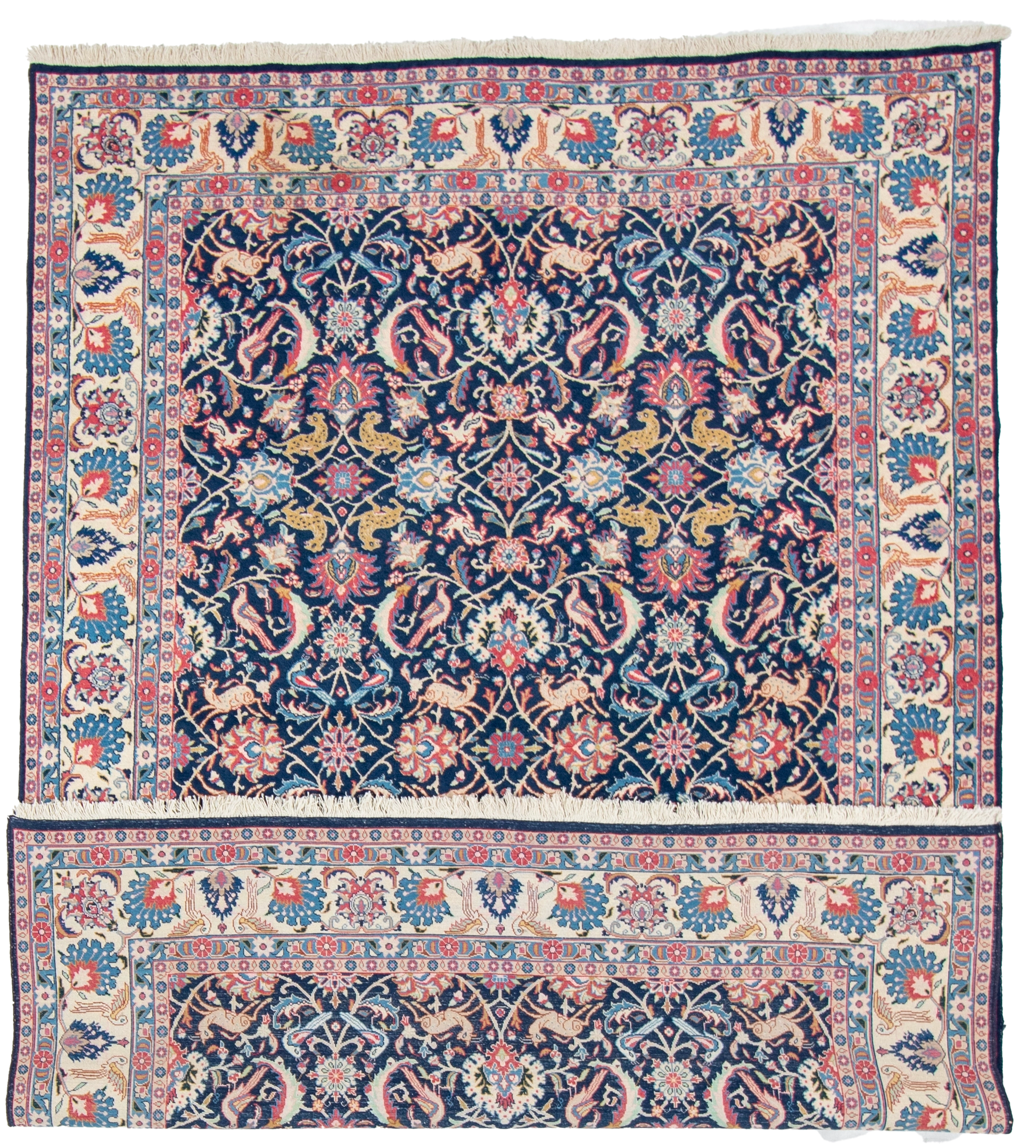 W 6.4 L 9.2 Veramin 100% Wool Hand-Woven All-Over Design - 8074