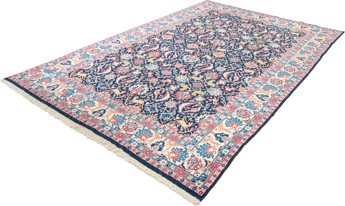 W 6.4 L 9.2 Veramin 100% Wool Hand-Woven All-Over Design - 8074