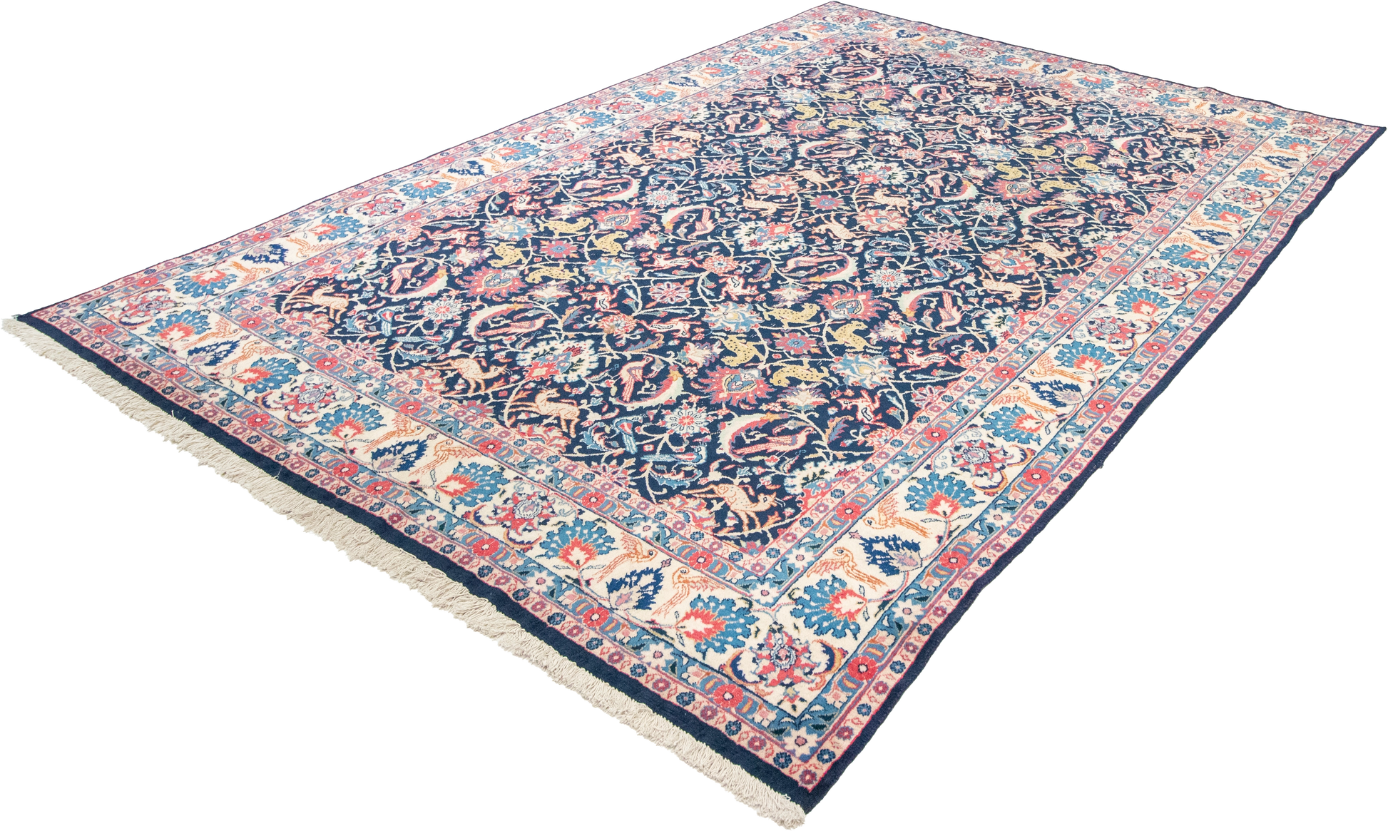 W 6.4 L 9.2 Veramin 100% Wool Hand-Woven All-Over Design - 8074