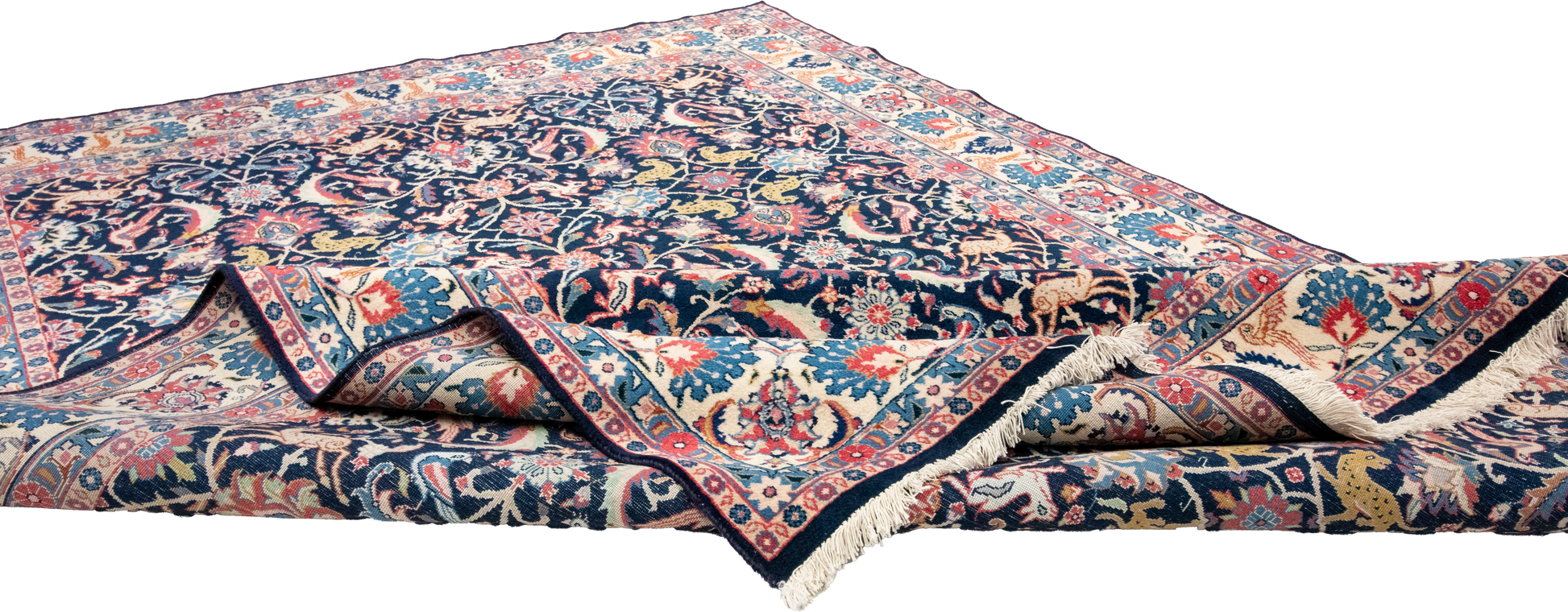 W 6.4 L 9.2 Veramin 100% Wool Hand-Woven All-Over Design - 8074