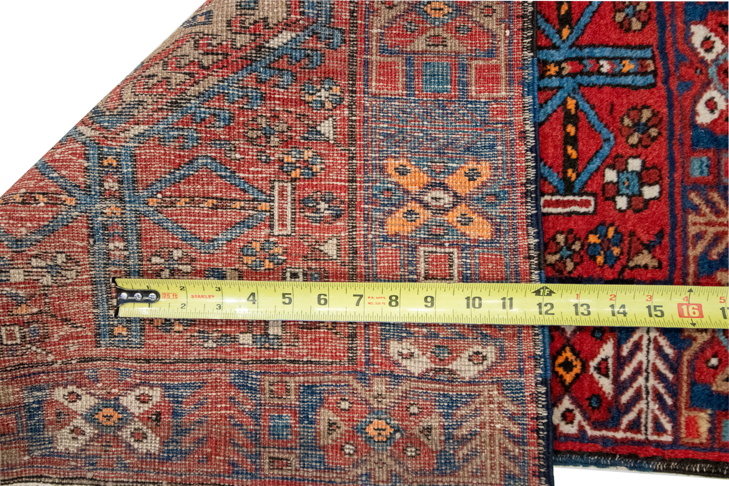 W 2 L 2.8 Karajeh Semi Antique 100% Wool Hand-Woven All-Over Design - 8155