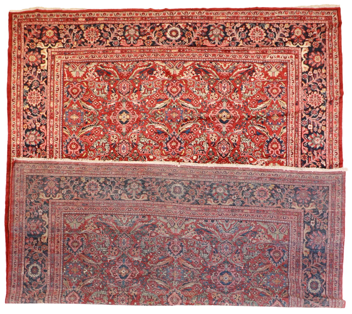 10x14 - Mahal Antique/Wool All Over Rectangle - Hand Knotted Rug — 14730