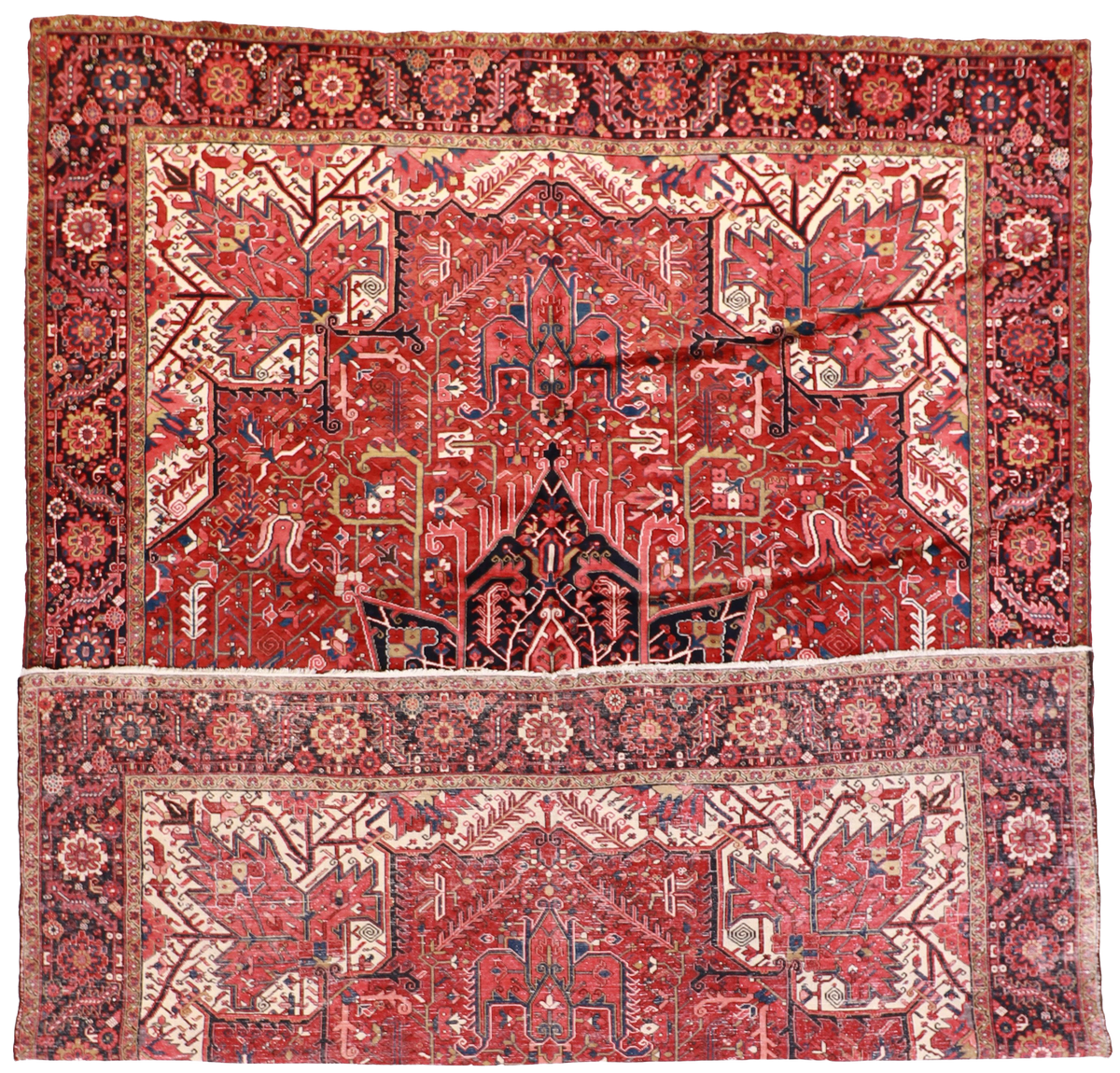 11 x 15 - Heriz Fine All Over Rectangle - Hand Knotted Rug — 23697