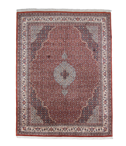 W 12 L 13.3 Mahie 100% Wool Hand-Woven Heratie Design - 9899