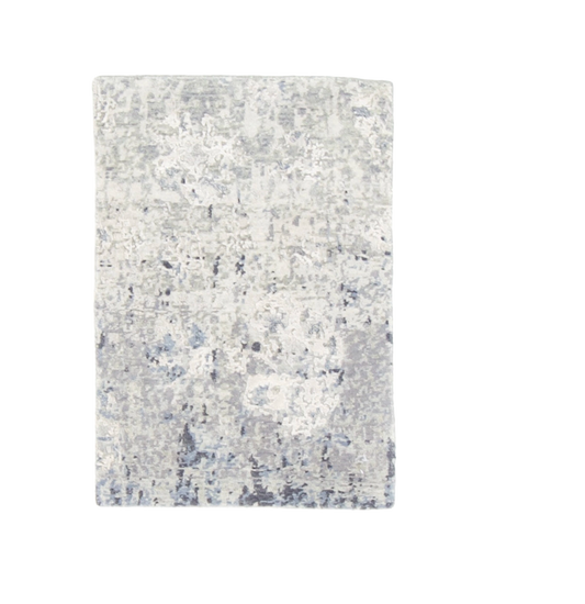 W 2 L 3 Modern Wool-Silk Blend Hand-Woven - 60030