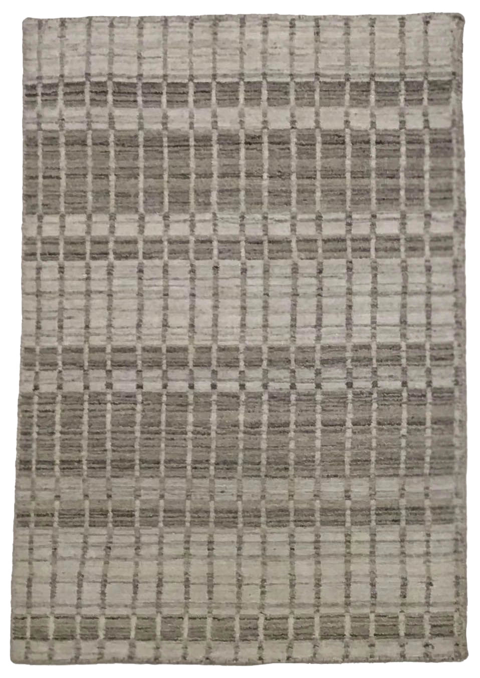 W 2 L 3 Modern Wool-Silk Blend Hand-Woven - 64641