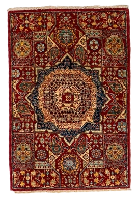 W 2.1 L 3.1 Mamluk 100% Wool Hand-Woven - 66595