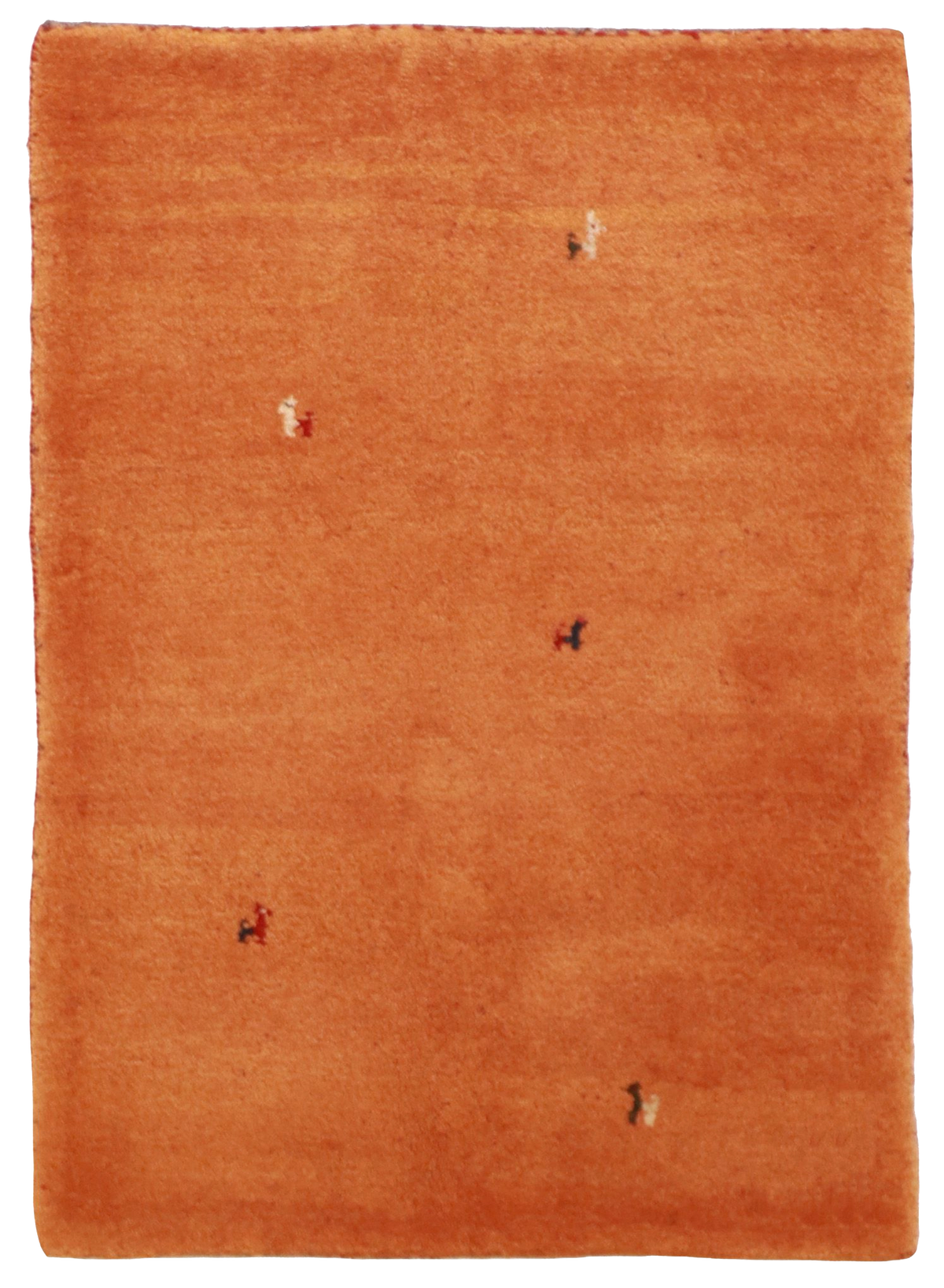 W 3.4 L 4.8 Gabbeh 100% Wool Hand-Woven All-Over Design - 23395