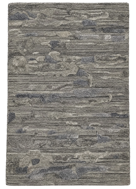 W 2 L 3 Modern 100% Wool Hand-Woven - 64544