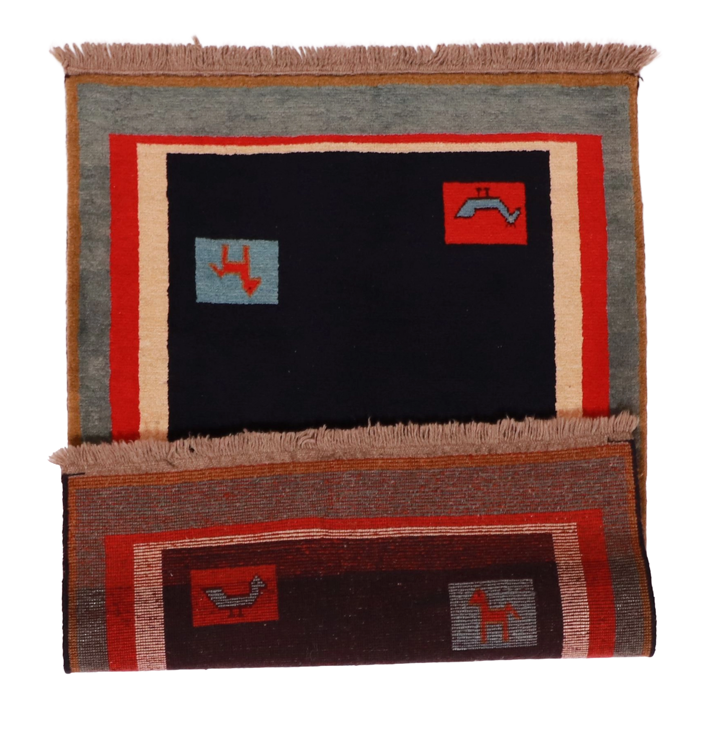 W 3.6 L 5.1 Gabbeh 100% Wool Hand-Woven - 26822