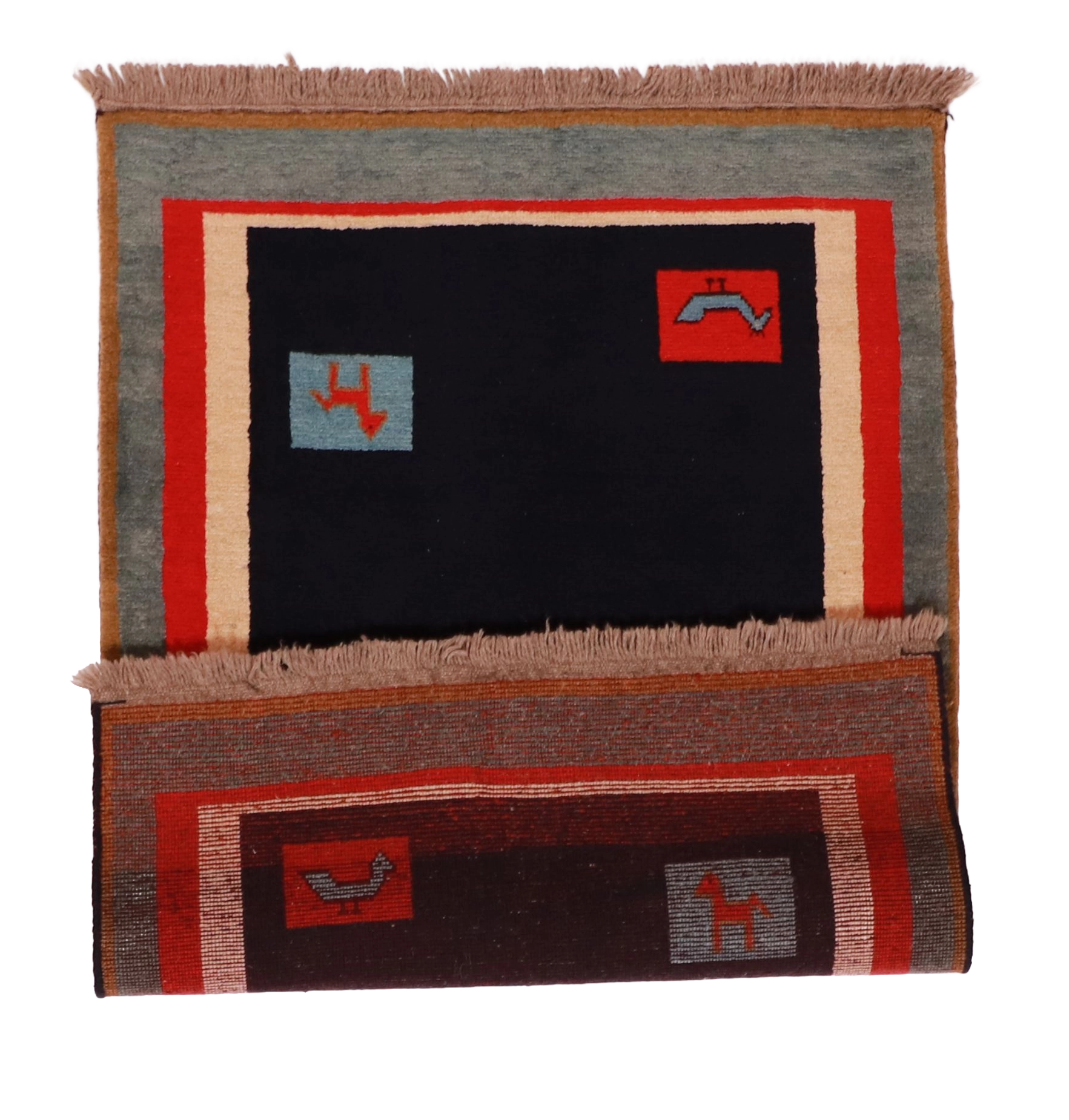W 3.6 L 5.1 Gabbeh 100% Wool Hand-Woven - 26822