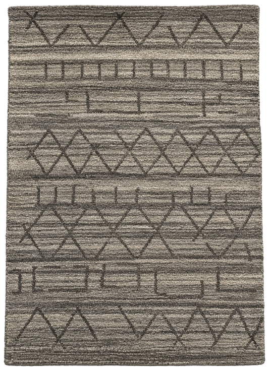 W 2 L 3 Modern 100% Wool Hand-Woven - 64559