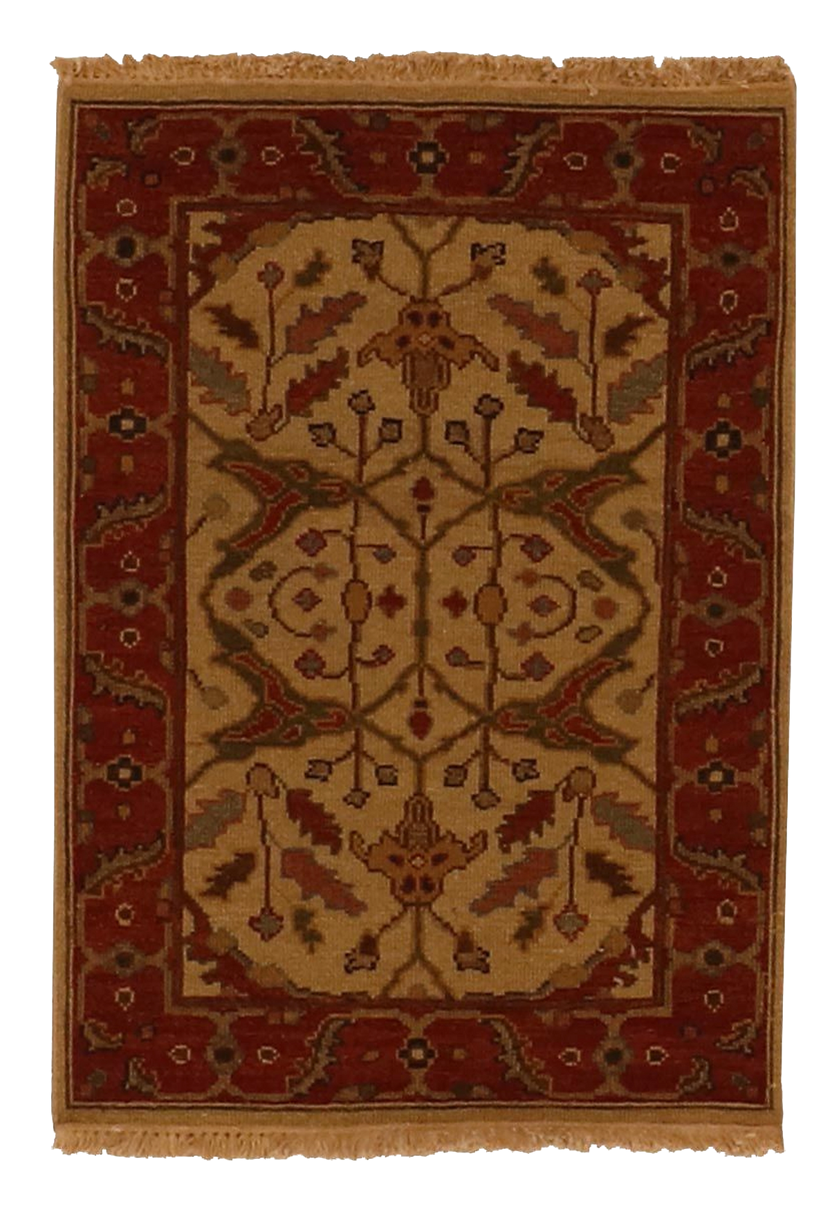W 2 L 3 Kerman 100% Wool Hand-Woven - 63862