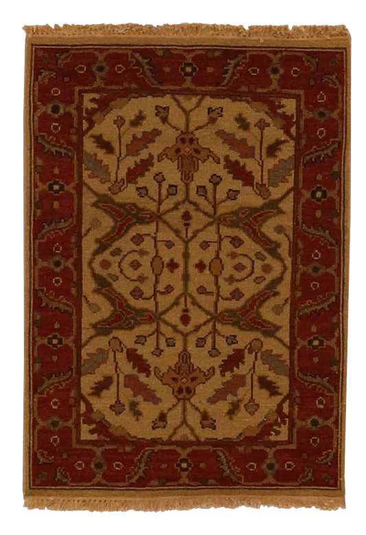 W 2 L 3 Kerman 100% Wool Hand-Woven - 63862