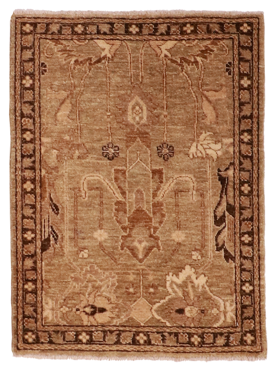 W 2 L 3 Mahal 100% Wool Hand-Woven - 61772