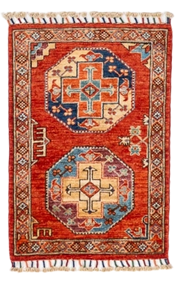 W 2 L 3 Turkaman 100% Wool Hand-Woven - 66594